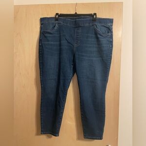Evri dark wash jeggings size 20WS